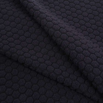 high quality factory wholesale 100% polyester football jacquard polar fleece fabric for sport cloth