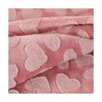 Wholesale Pajama Set Sleepwear Homewear Winter Blanket Shoes Coral Fleece Brushed Flower Flannel Fabric