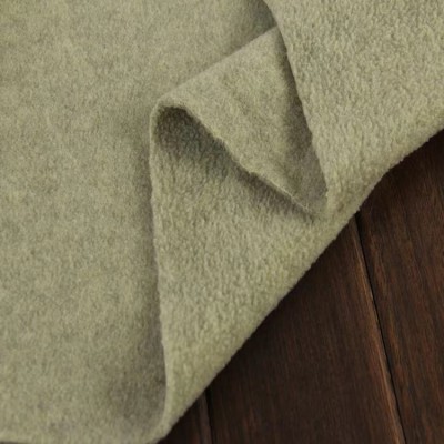 100% polyester mircopolar fleece one side antipilling kint fabric